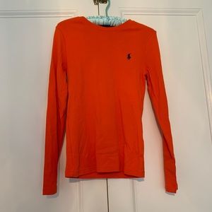 Orange Ralph Lauren Sport t-shirt size M